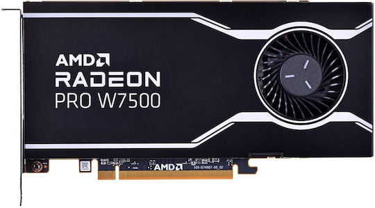 AMD Radeon Pro W7500 8GB GDDR6 Κάρτα Γραφικών