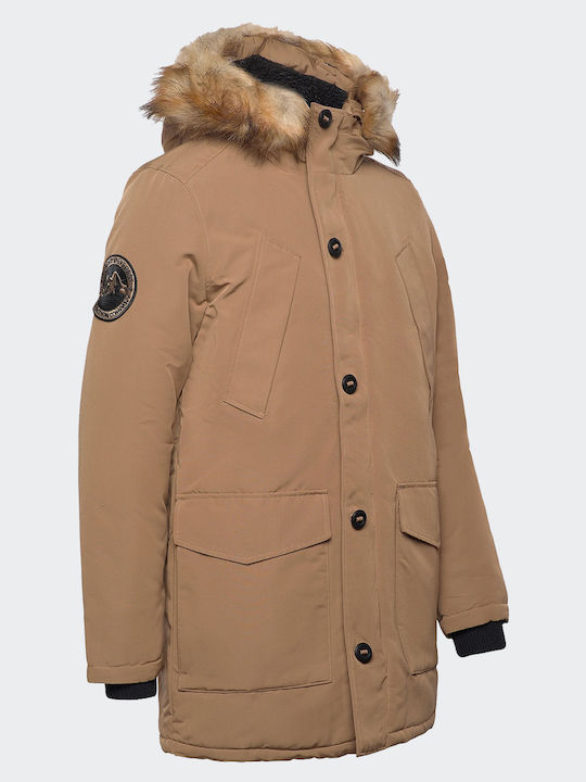 Everest Winter Jacket Parka Sandy Brown