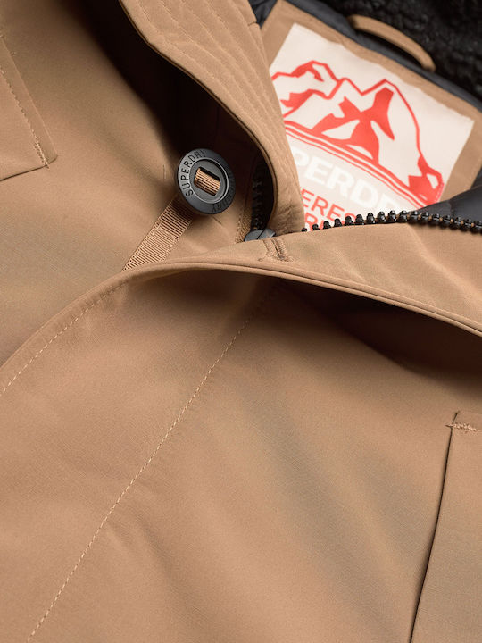 Everest Winter Jacket Parka Sandy Brown