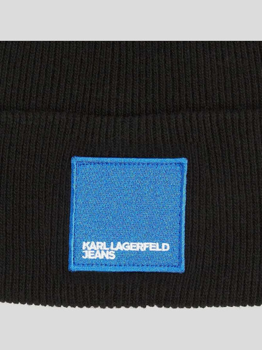 Beanie Unisex Beanie Knitted in Black color
