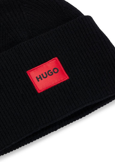 Beanie Männer Beanie Gestrickt in Schwarz Farbe