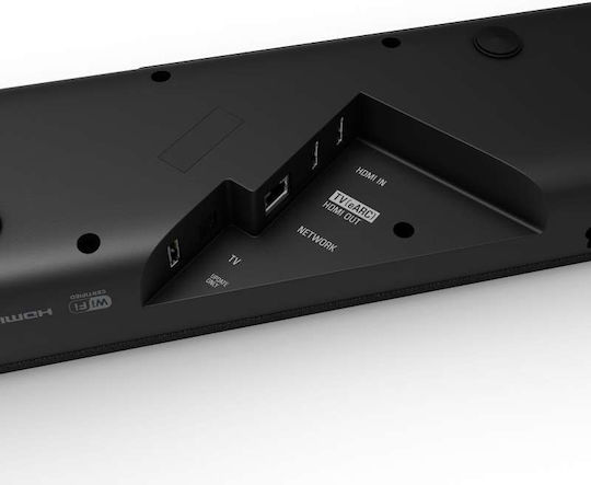 Yamaha TRUE X BAR SR-X40A Soundbar 2.1.2 Bluetooth, HDMI and Wi-Fi 180W with Remote Control Carbon Gray