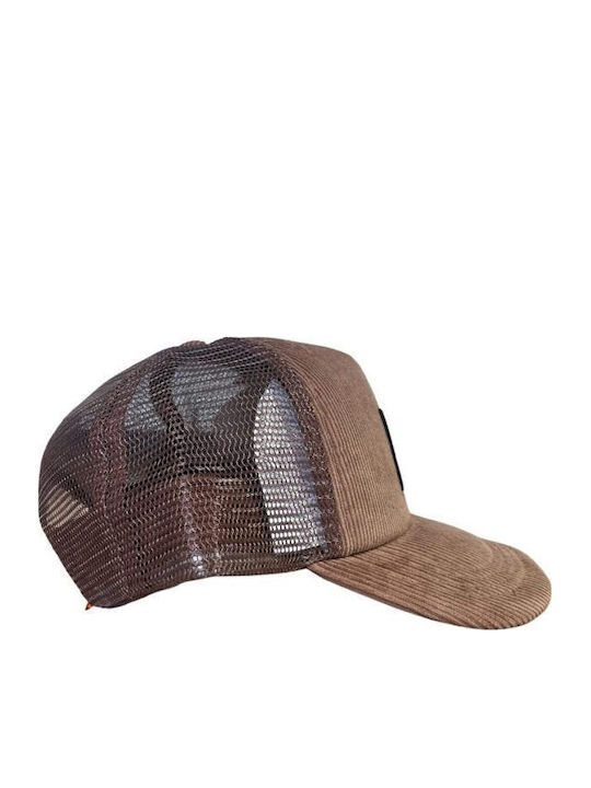 D2 Vintage Men's Trucker Cap Brown