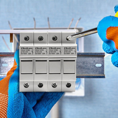 Qoltec Ρελέ Ράγας Ισχύος 30A Διπολικό με Τάση 1000V