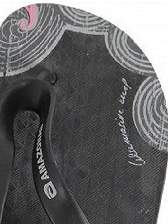 Amazonas Sandals Flip Flops Μαύρα