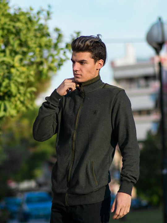 Men's Cardigan Khaki