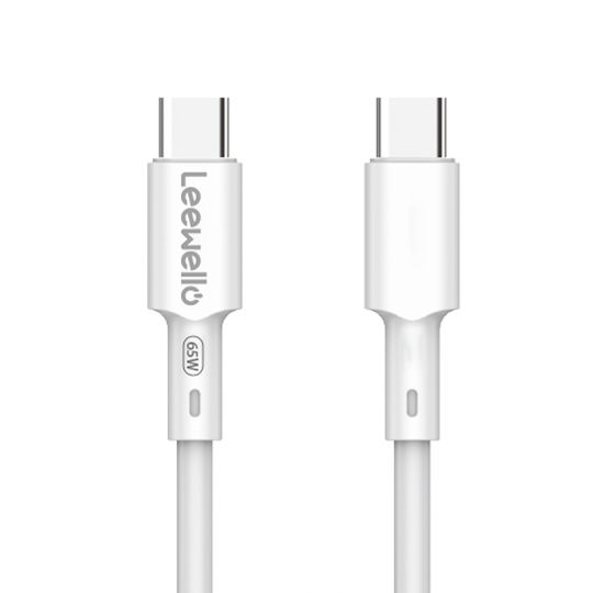 Leewello Încărcător cu Port USB-C și Cablu USB-C 20W Albς (LW-CDQ18)