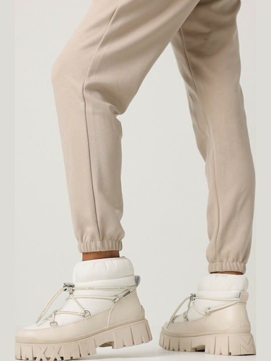 Stiefeletten Damen Weiß