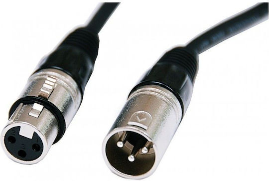 Cable4Me Кабел XLR мъжки - XLR женски Сив 6м