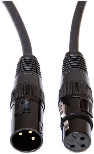 Cable4Me Cable XLR male - Μαύρο 5m