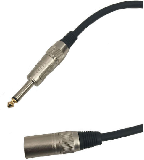 Cobra Kabel XLR-Stecker - XLR-Stecker Schwarz 6m CL021-06