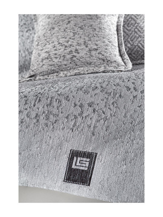 Guy Laroche Dreisitzer-Sofa Wurf Matis 180x300cm Grey