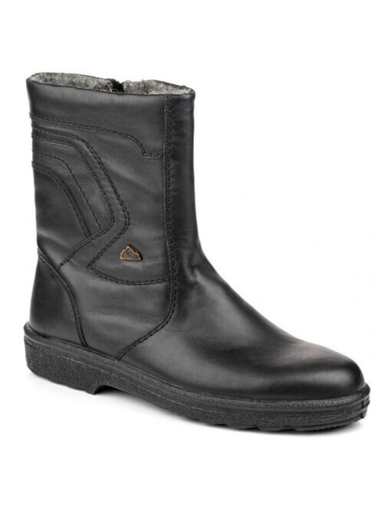 Boxer Men's Leather Boots Black