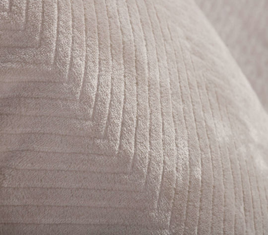 Nef-Nef Homeware Dakari Ριχτάρι Διθέσιου Καναπέ Ζακάρ 180x250εκ. Εκρού