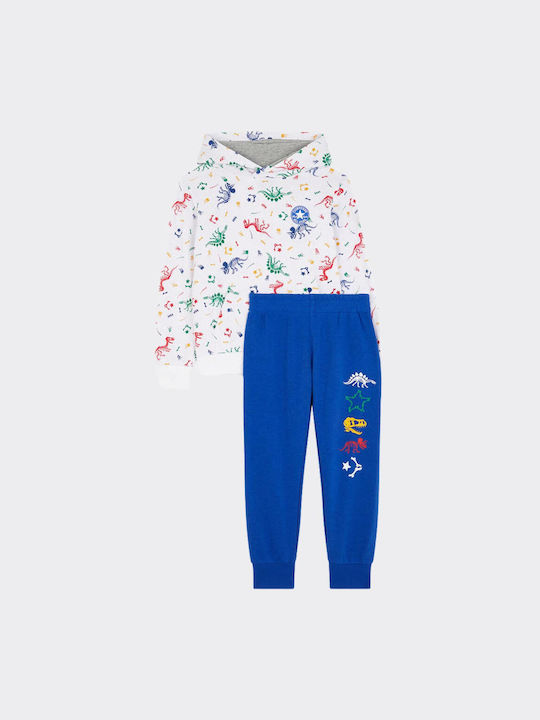 Converse Kids Sweatpants Set Blue 2pcs