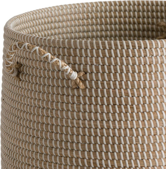 La Redoute Interieurs Dekoratives Korbweide Körbe mit Deckel & Griffen Beige 45x45x58cm