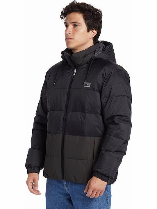 Wolfs Shoulder Winter Jacke Puffer Black.
