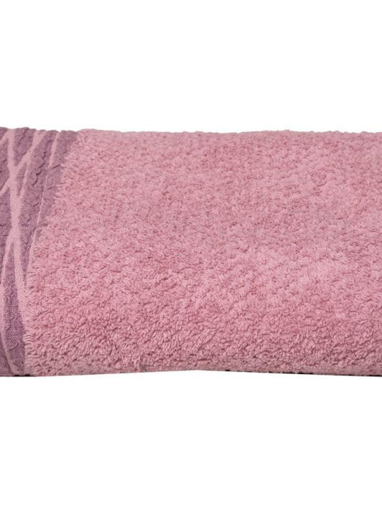 Anna Riska Badehandtuch Nefeli 430001 70x140cm. Lilac Pink Gewicht 600gr/m²