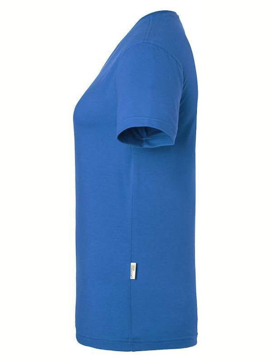 Karlowsky Damen Werbebekleidung T-Shirt Kurzärmelig in Blau Farbe