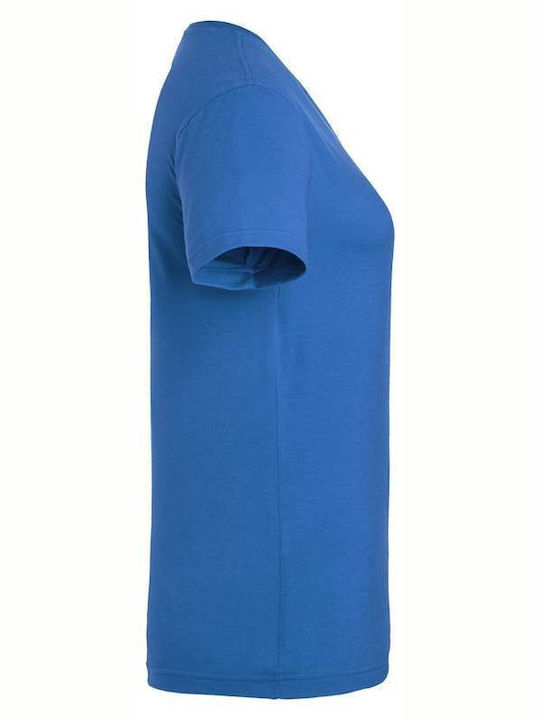 Karlowsky Damen Werbebekleidung T-Shirt Kurzärmelig in Blau Farbe