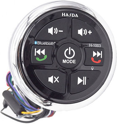 Hasda Boot-Soundsystem Wasserdicht mit Bluetooth Schwarz