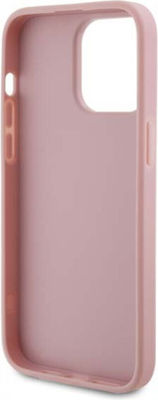 Guess Fixed Glitter 4g Metallic Back Cover Pink (Apple iPhone 15 Pro Max)