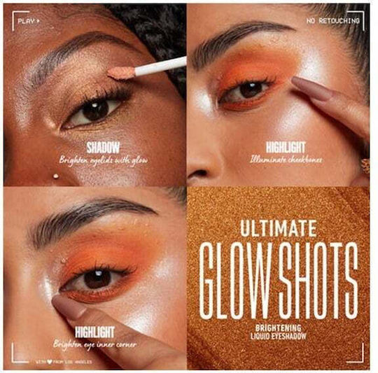 NYX Professional Makeup Ultimate Glow Shots Σκιά Ματιών σε Υγρή Μορφή 15 Pear Prize 7.5ml