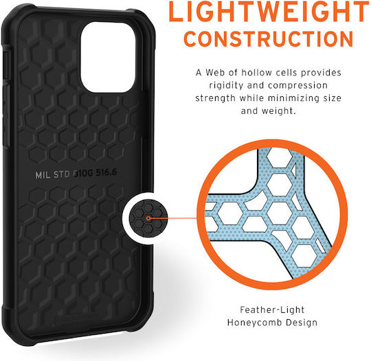 UAG Metropolis Lt Pro Back Cover Aramid Fiber 2mm Μαγνητικό Μαύρο (iPhone 15 Pro Max)