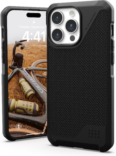 UAG Metropolis Lt Pro Back Cover Aramid Fiber 2mm Μαγνητικό Μαύρο (iPhone 15 Pro Max)