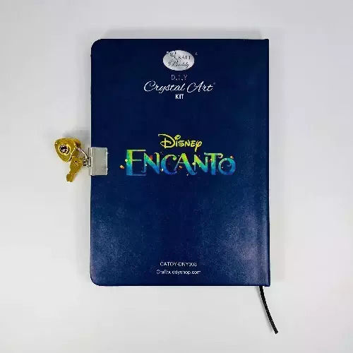 Craft Buddy Secret Diary Crystal Art Encanto Παιδικό Σετ Γραφικής Ύλης