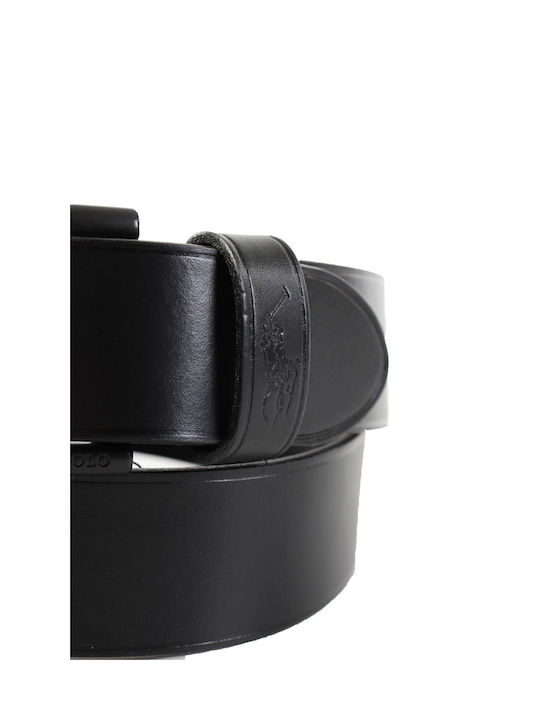 Ralph Lauren Men's Leather Belt Black