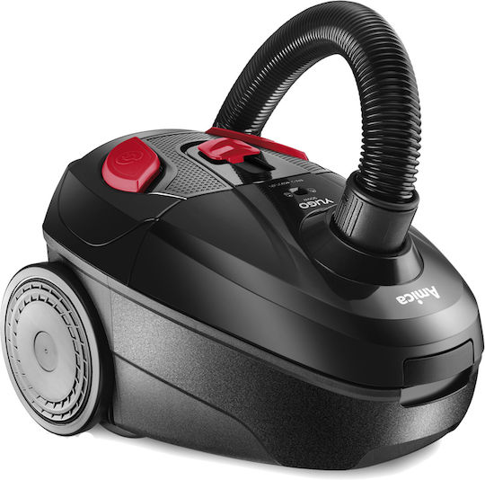 Amica Yugo VM1043 Vacuum Cleaner 900W Bagged 1.5lt Black