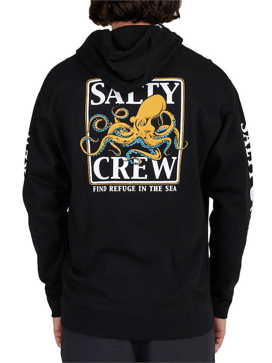 Salty Crew Herren Sweatshirt mit Kapuze Schwarz