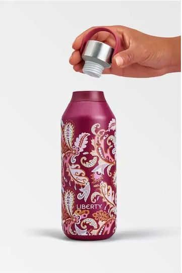 Chilly's Series 2 Liberty Thermos Bottle Stainless Steel BPA Free 500ml Concerto Feather