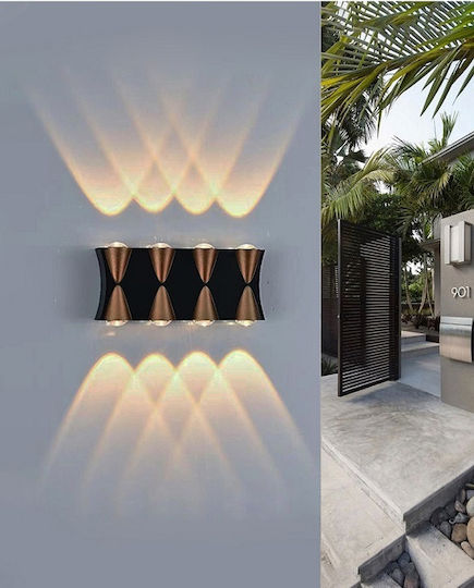 Wall Lamp LED Black 19x8x4.5cm