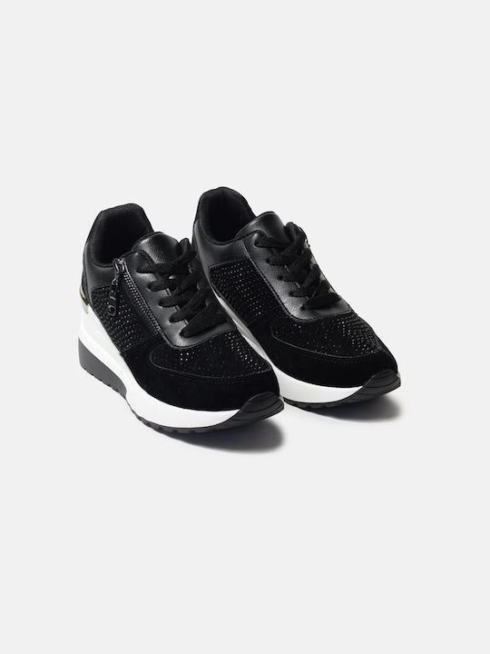 InShoes Διπλή Σόλα Sneakers Black