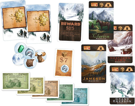 Настолна игра Klondike Rush за 2-5 играчи 14+ години (EN) Red Raven Games