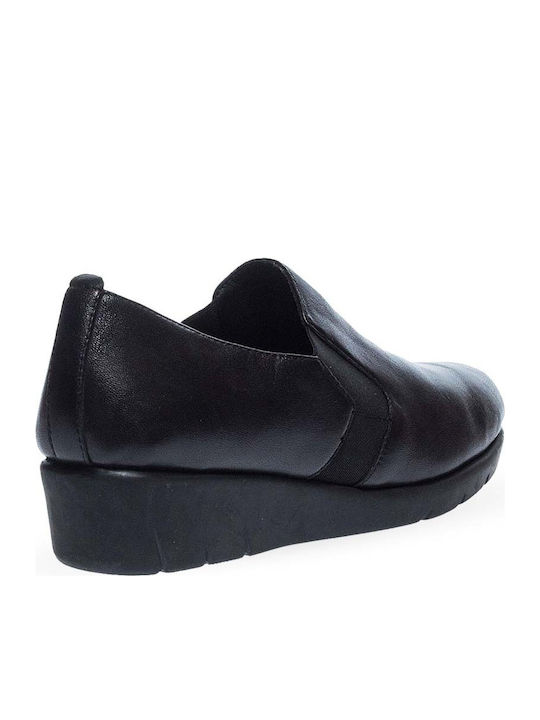 Women's Slip-On Leather Black