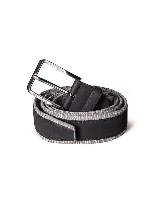 Men's Fabric Belt Black