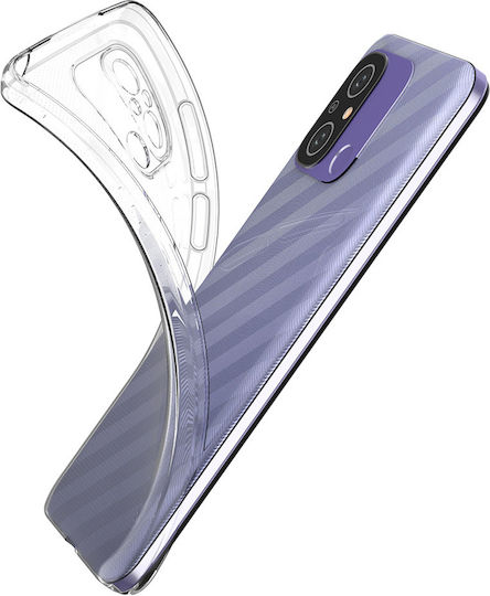 Hurtel Back Cover Σιλικόνης 0.5mm Σετ με Τζαμάκι Διάφανο (Redmi 12C)