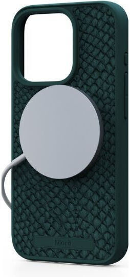 Njord Back Cover Δερμάτινο 2mm Ροζ (iPhone 15 Pro Max)