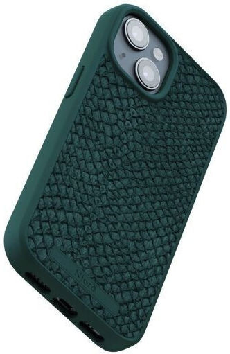 Njord Back Cover Leather 2mm Pink (iPhone 15)