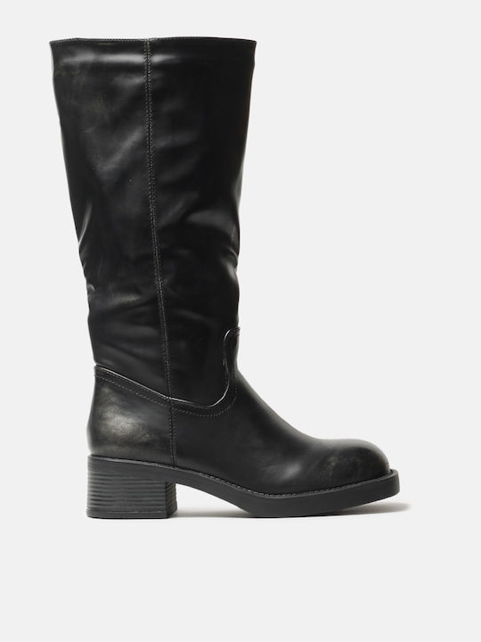 InShoes Women's Boots with Zipper Black