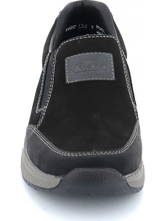 Men's Suede Casual Shoes Black