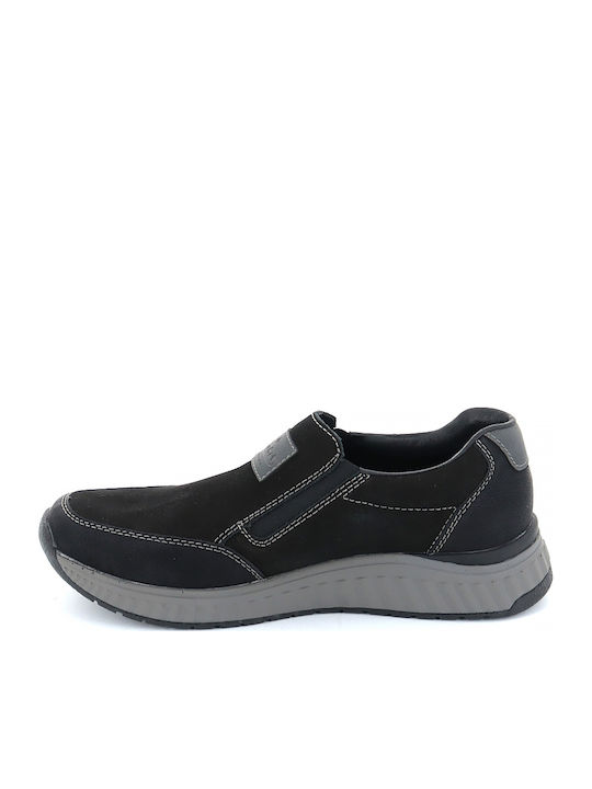 Men's Suede Casual Shoes Black