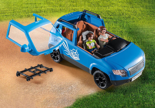 Playmobil Familienspaß Familienurlaub mit Wohnwagen-Anhänger für 4-10 Jahre