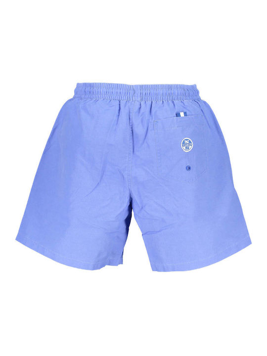 North Sails Herren Badehose Blau Monochrom