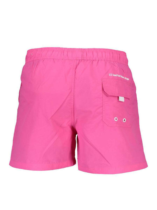 U.S.Grand Polo Club Men's Swimwear Shorts Pink