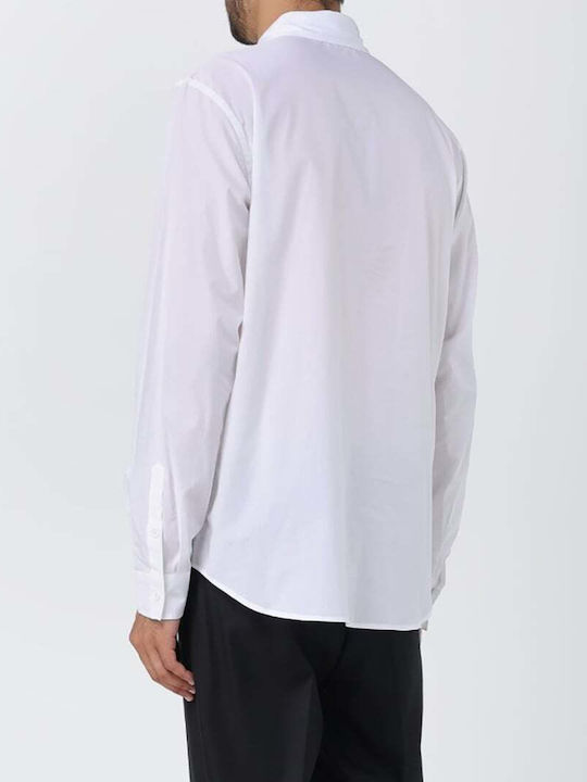 Just Cavalli Men's Shirt Long Sleeve White