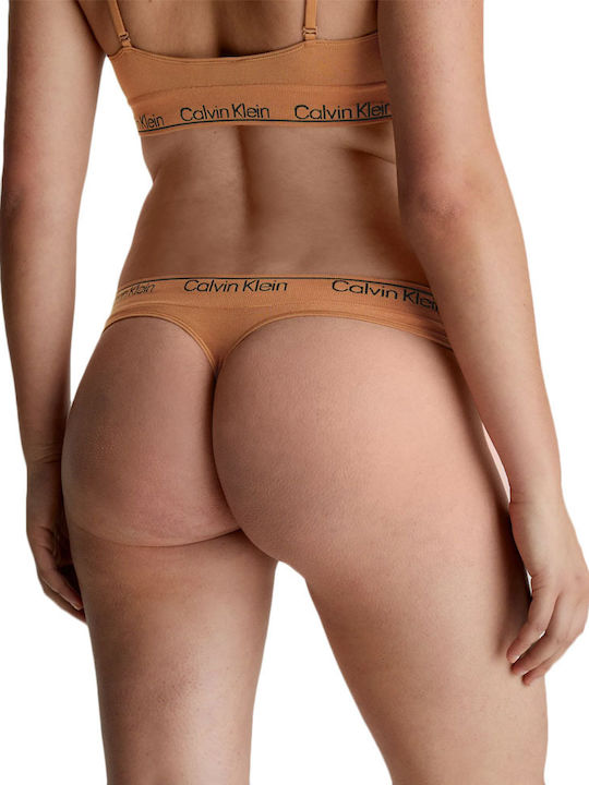 Damen Zeichenfolge Braun